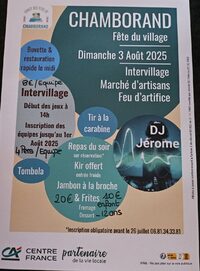Fête du Village à Chamborand