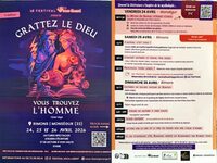 Le festival Voca-Lisent présente "Grattez le dieu, vous trouvez l'homme" à Rimons