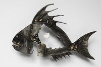 Exposition de sculptures marines métal et peintures à Andernos-les-Bains