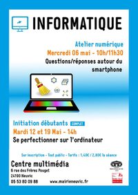 Atelier numérique : Questions/réponses autour du smartphone à Neuvic