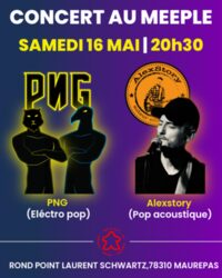 Concert Pop au Meeple à Maurepas