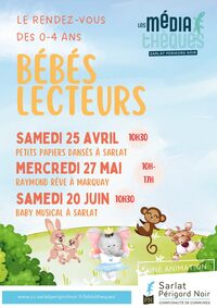 Bébés lecteurs à Sarlat-la-Canéda