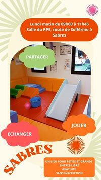 Lieu d'Accueil Enfants Parents - Sabres à Sabres