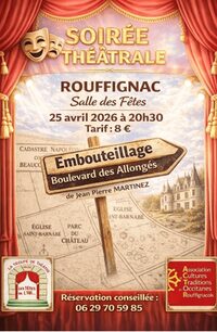 Théâtre - Embouteillage Boulevard des Allongés à Rouffignac-Saint-Cernin-de-Reilhac