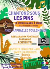 Concert - Chantons sous les pins - RAPHAELLE TOULEMONDE à Hastingues