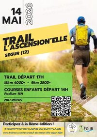 Trail L'Ascension'elle à Ségur