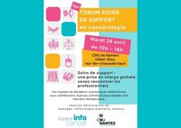 1er Forum des soins de support en cancérologie à Nantes