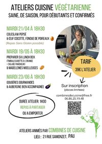 Atelier de cuisine végétarienne à Pau