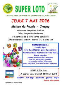 LOTO compagnons de la Mi-Carême à Chagny