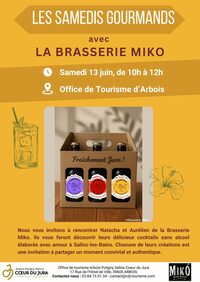 Les Samedis Gourmands - Brasserie Miko à Arbois