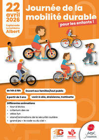 Journée de la mobilité durable pour les enfants à Albert