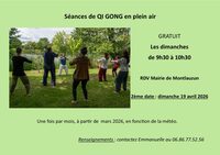 Qi gong en plein air à Montlauzun