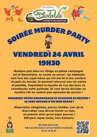 Soirée Murder Party à Penne-d'Agenais
