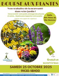 Bourse aux Plantes à Sainte-Gemme