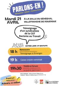 "Parlons-en !" : Rencontre - Débat - Théâtre/Forum à Villefranche-de-Rouergue