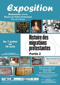 Exposition temporaire : « Histoire des migrations protestantes » à Beaussais-Vitré