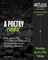 Poetry Night à Marseille 6e