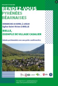 Visite commentée : Bielle, exemple de village casalier - Rendez-vous Pyrénées Bé à Bielle