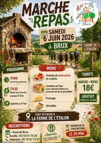 Marche repas à Brux