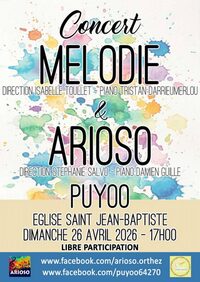 Concert : Mélodie & Arioso à Puyoô