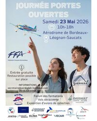 Journée Portes Ouvertes de l'Aérodrome de Saucats 2026 à Léognan