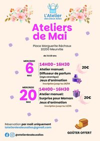 Les ateliers de Mai avec l'Atelier des Deux Ailes à Meurville