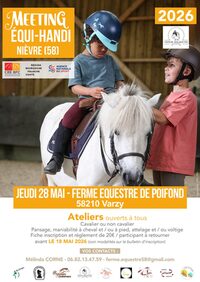Meeting EQUI-HANDI à la ferme équestre de Poifond à Varzy