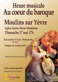 Heure musicale au cœur du baroque à Moulins-sur-Yèvre