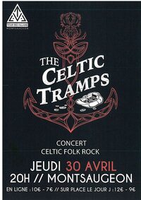 Concert The Celtic Tramps à la tour des villains à Le Montsaugeonnais