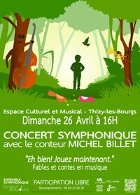 Concert SYMPHONIQUE avec conteur à Thizy-les-Bourgs