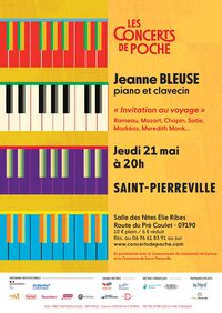Concert de Poche - un voyage musical entre piano et clavecin à Saint-Pierreville