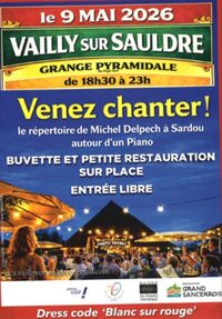 Chantez ensemble autour d'un piano à Vailly-sur-Sauldre