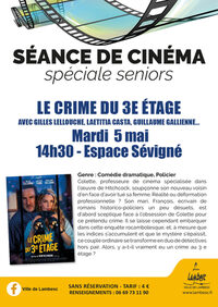 Ciné Seniors - Le crime du 3e étage à Lambesc