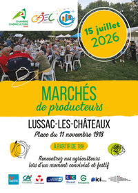 Marchés de producteurs - Lussac-Lès-Châteaux à Lussac-les-Châteaux