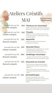 Atelier Modelage céramique & brunch - Maison Tarte à Périgueux