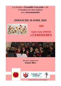 Concert par l'Ensemble Crescendo à Cerisières