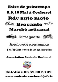 Foire de printemps et rdv auto moto à Cocherel