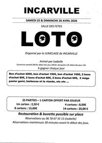 Loto du Comité de Jumelage à Incarville