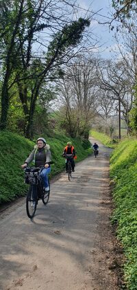 Balade à vélo - des terres vers la mer - convergence à Granville