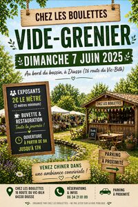 Vide grenier à Diusse