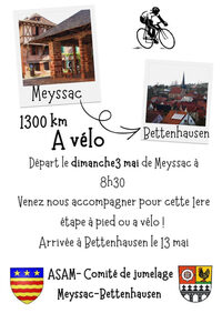 Meyssac Bettenhausen à vélo ! à Meyssac