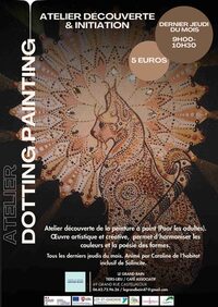 Atelier dotting painting à Casteljaloux