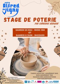 Stage de poterie à Voisins-le-Bretonneux