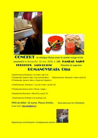 Concert musique russe à Le Bosc