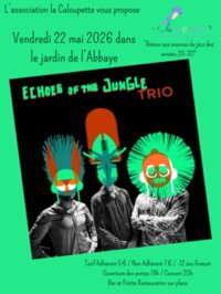 Concert "Echoes of the jungle trio" à Cerisy-la-Forêt