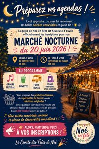 Marché nocturne à Noé