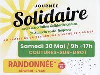 Journée solidaire au profit de la recherche contre le cancer à Coutures
