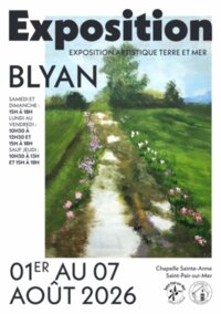 « Exposition artistique Terre et Mer » de Blyan à Saint-Pair-sur-Mer