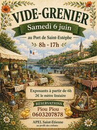 Vide-greniers APEL Saint-Etienne à Saint-Estèphe