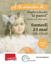 Animation jeune public : atelier à la manière de... Charles Léandre "le pastel" à Condé-en-Normandie